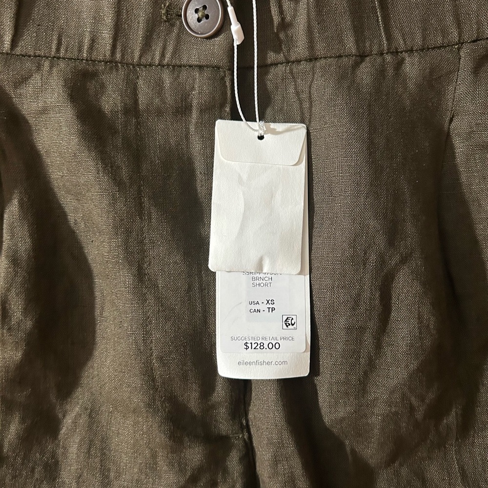 Eileen Fisher Brown Bermudas for Casual Elegance